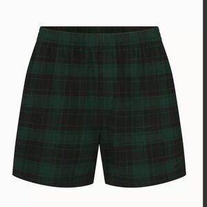 Skims flannel sleep shorts Cypress Plaid Size  XL